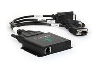 The optional DB25-4xDB9 adapter cable enables plug and play connection of 4 x isolated CAN buses using our standard DB9 adapter cables (e.g. OBD2-DB9, J1939-DB9)