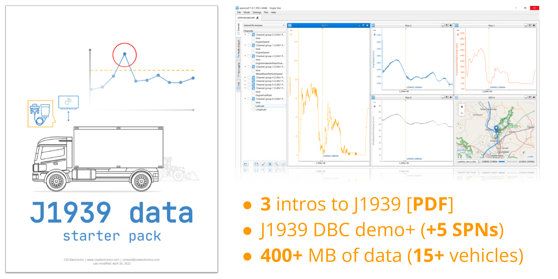 J1939 data pack