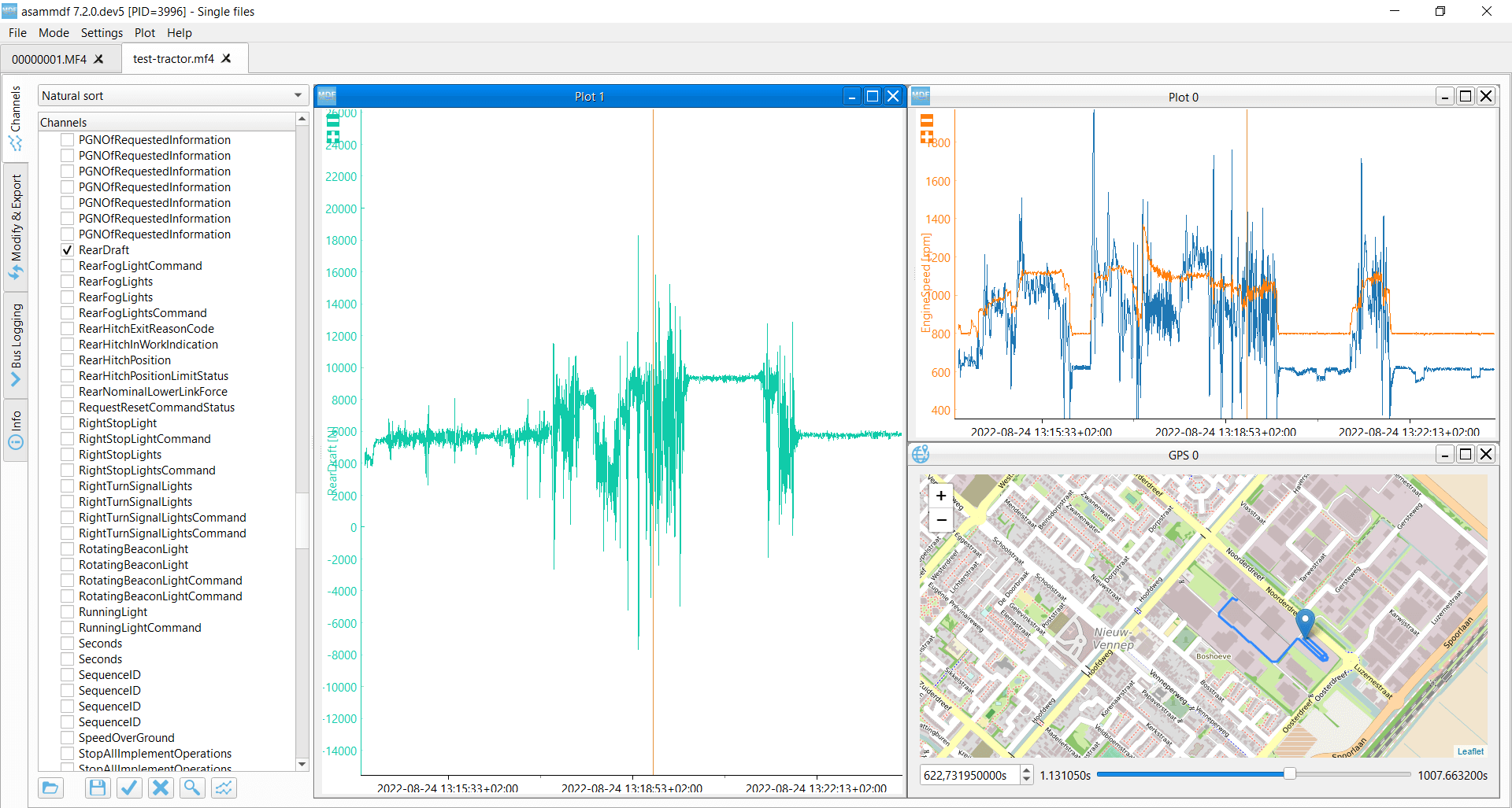 ISOBUS Data Logger Software DBC