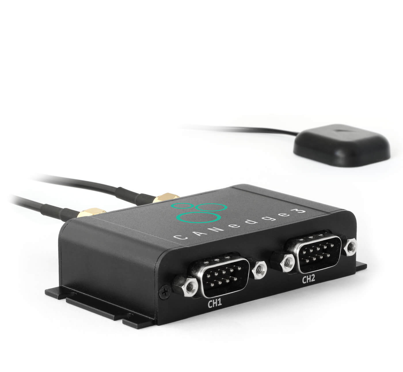 CANedge3 - CAN Bus Data Logger with SD, 3G/4G and GPS / IMU + 2-in-1 GPS and LTE antenna