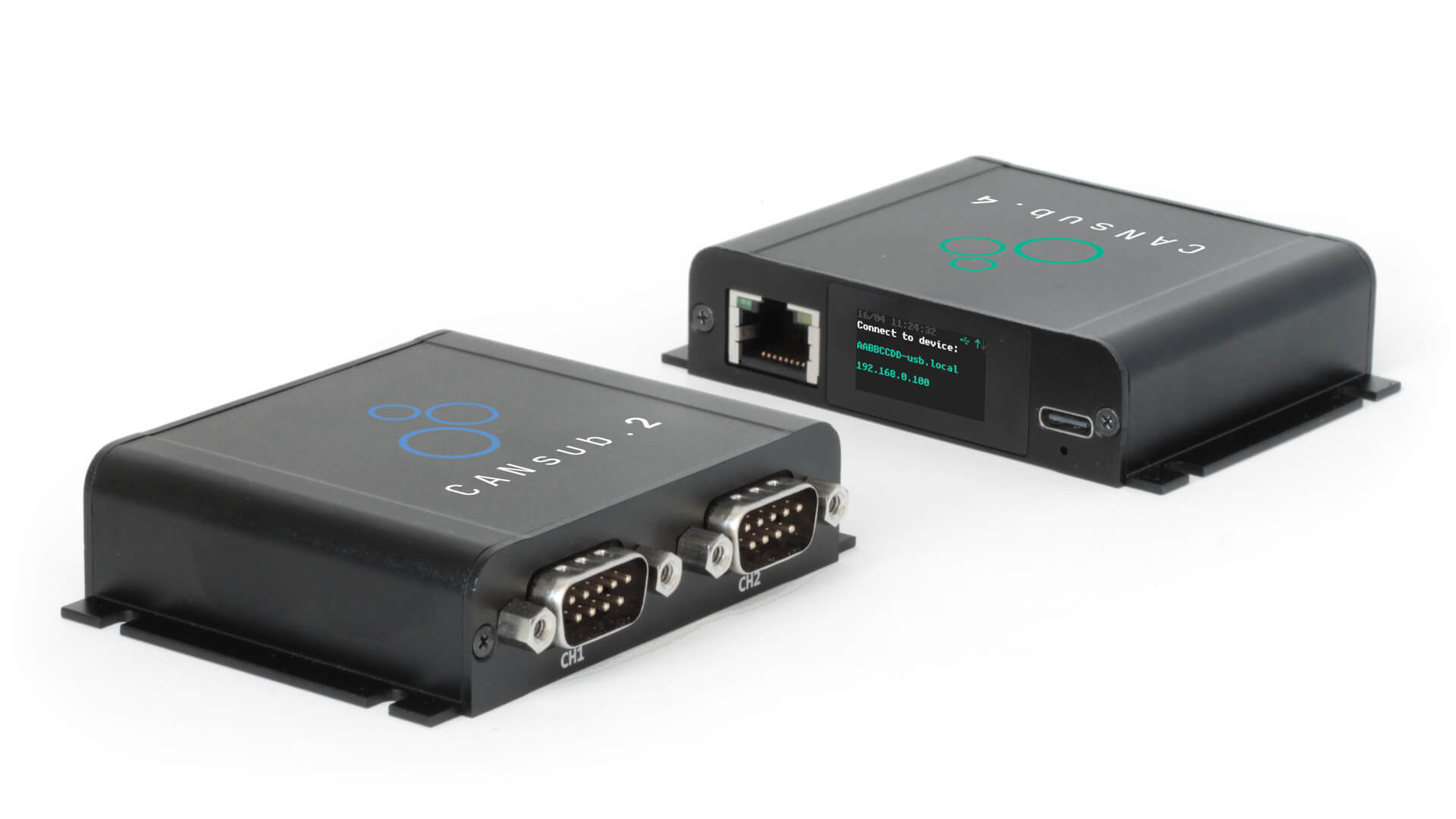 CANsub CAN FD USB Ethernet stream real-time