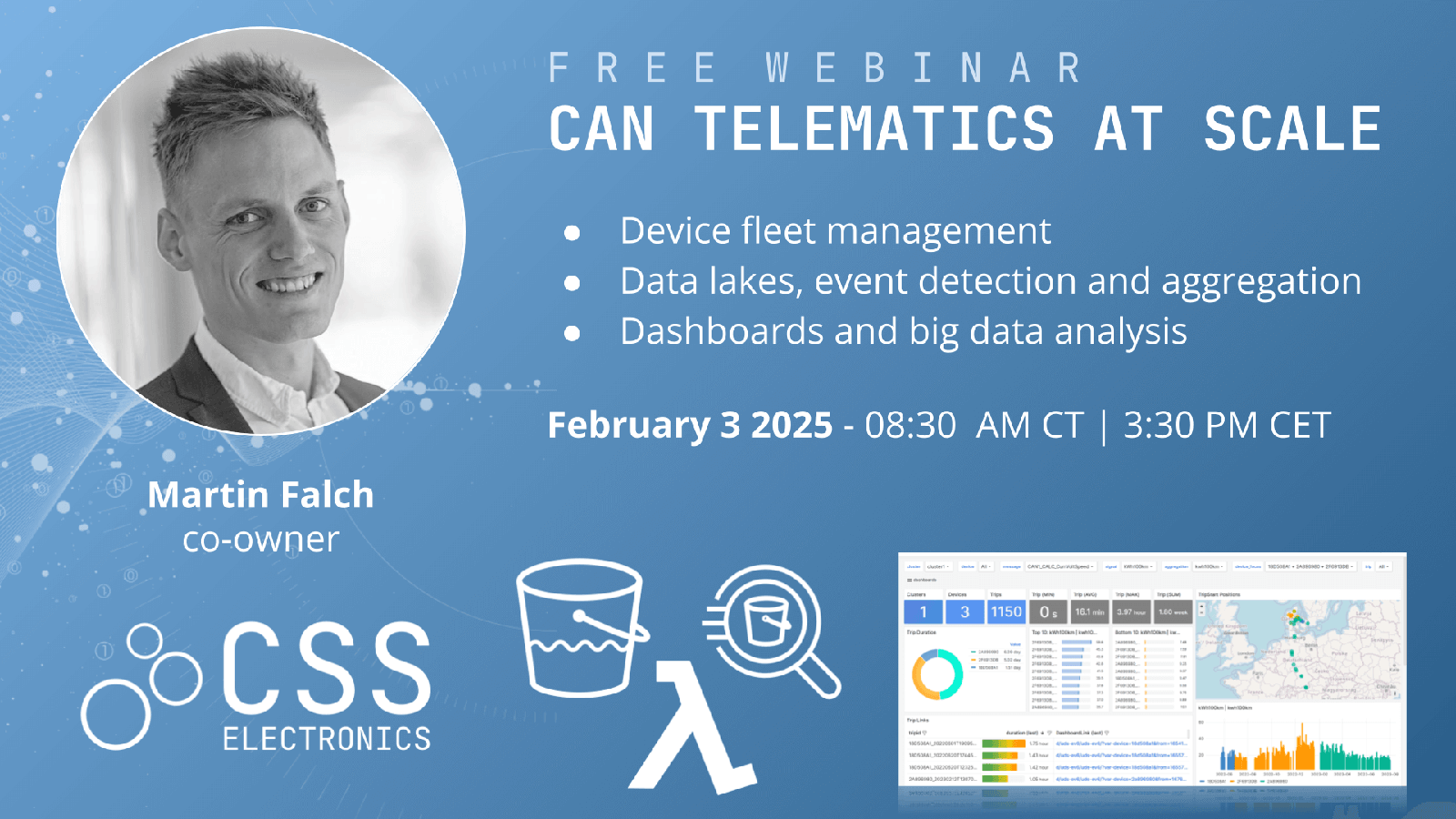 Webinar: CAN Bus Telematics at Scale [Feb 3, 2025]