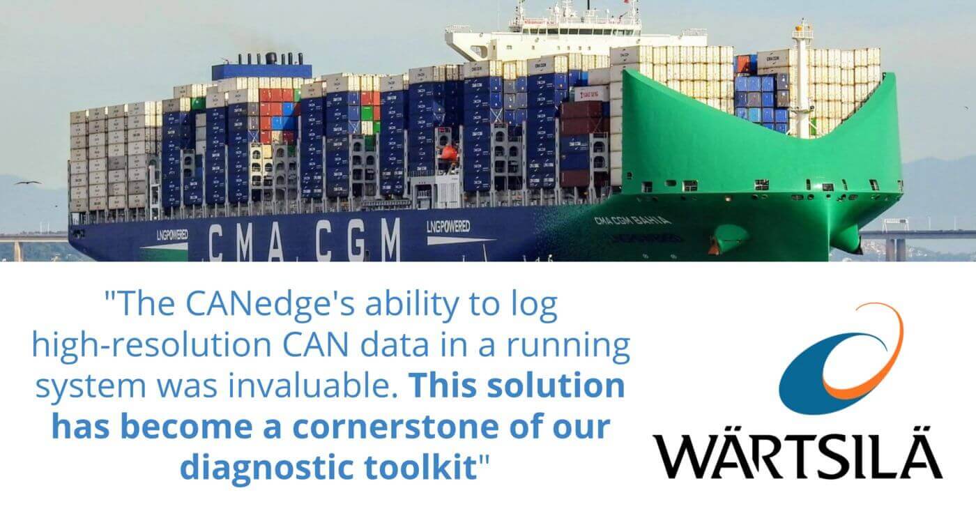 CANopen diagnostics in maritime vessel automation