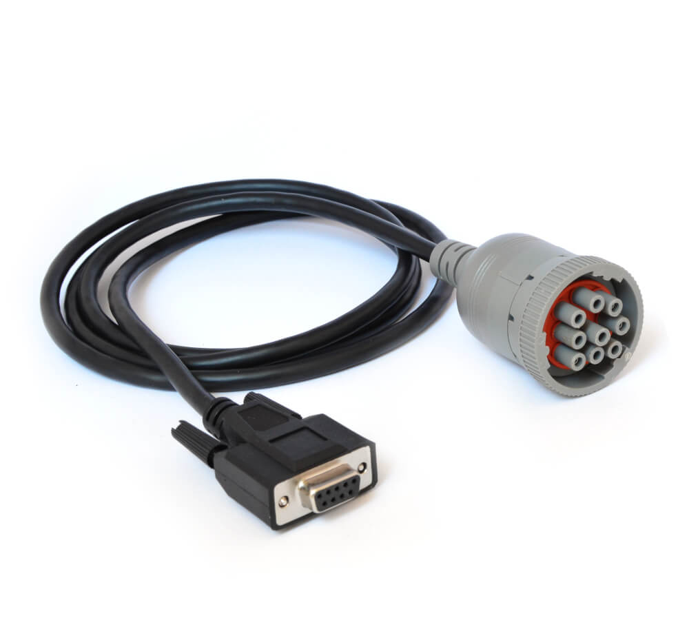 Caterpillar Deutsch 9-pin adapter to DB9