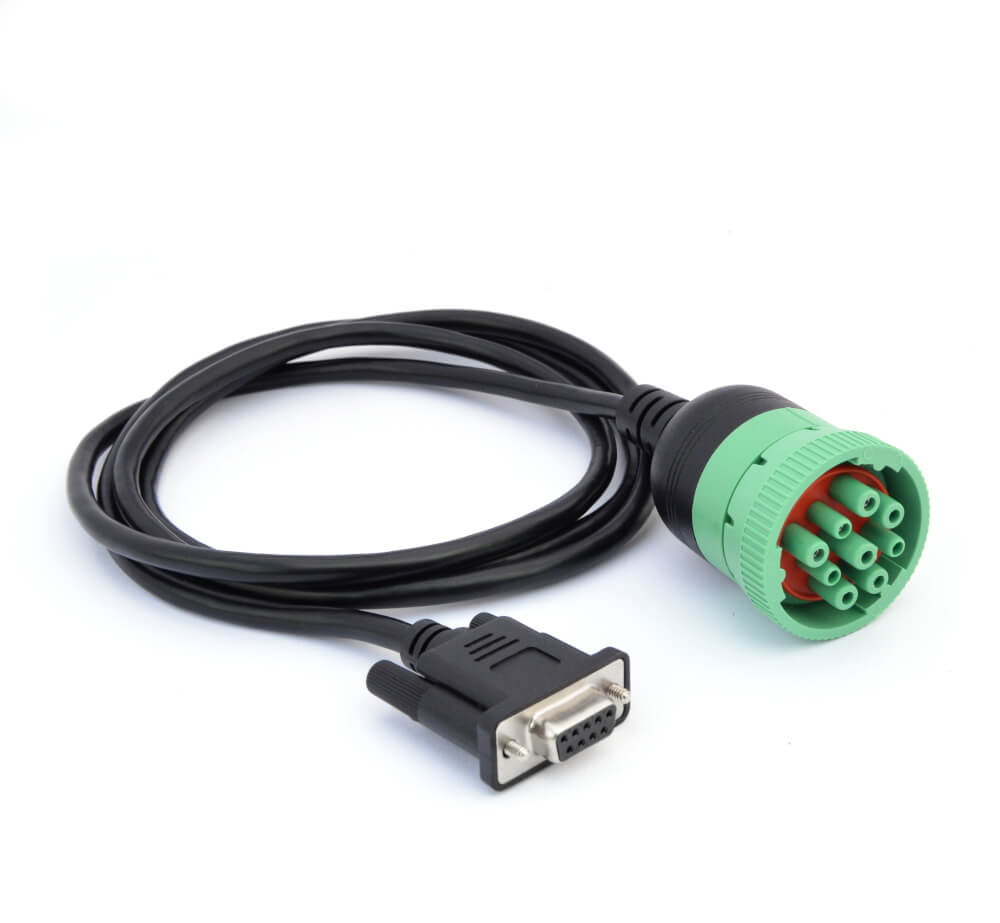 J1939-to-DB9 Adapter Cable (Deutsch 9-Pin, Type 2) – CSS Electronics