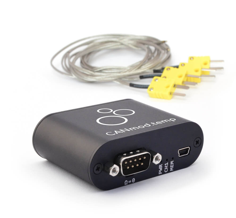 CANmod.temp 4 x Thermocouple to CAN Temperature Sensor CSS