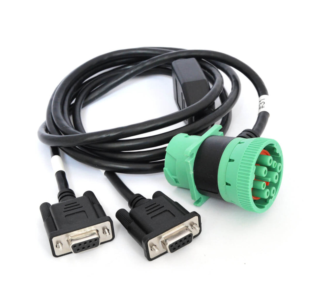 J1939-to-DB9/DB9 Adapter (Deutsch 9-Pin, 2 x CAN)